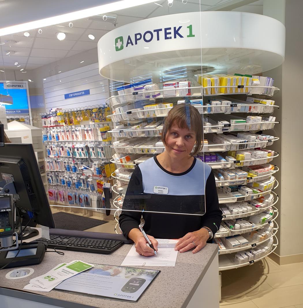 Bilde av apoteker Sissel Ludvigsen, Apotek 1 Brandbu