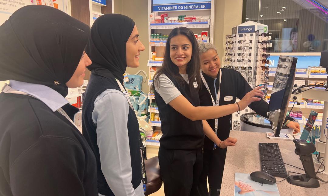 Bilde av nypånet Apotek1 Bjørvika med nytt it-system Eik