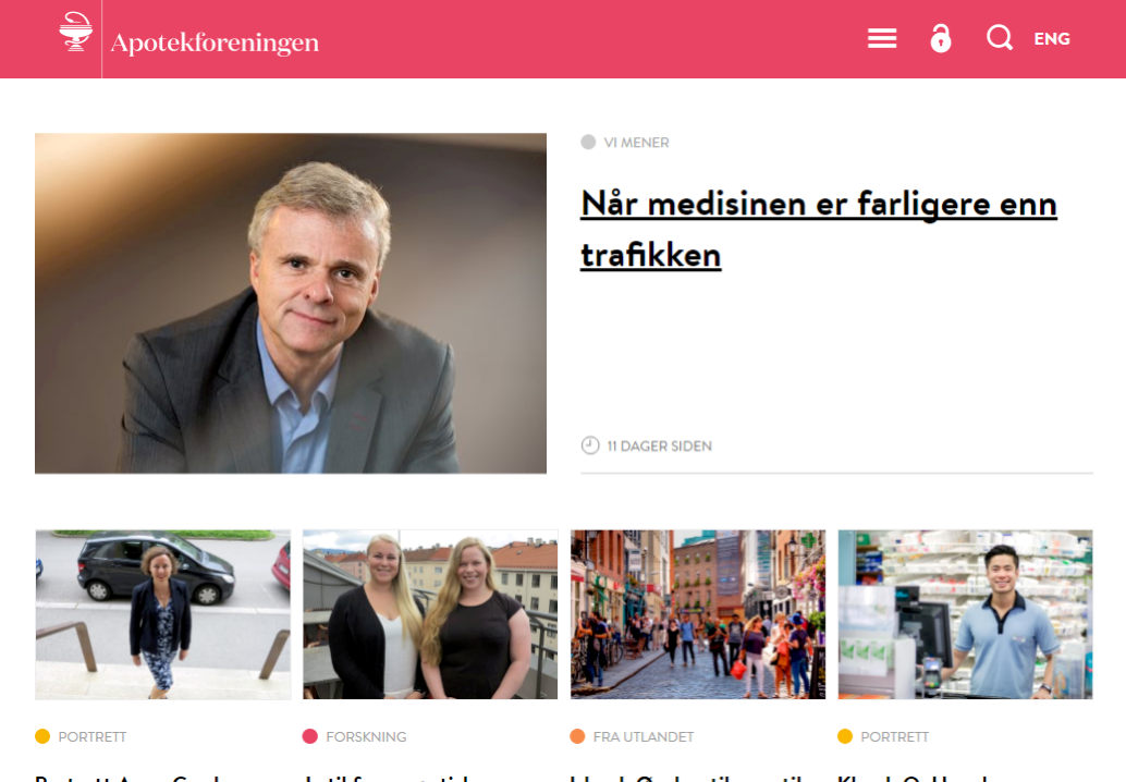  NYE NETTSIDER: Flere nyheter, bedre søkefunksjonalitet og nyhetsarkiv inndelt etter kategorier og temaer så det skal bli lettere å finne fram.