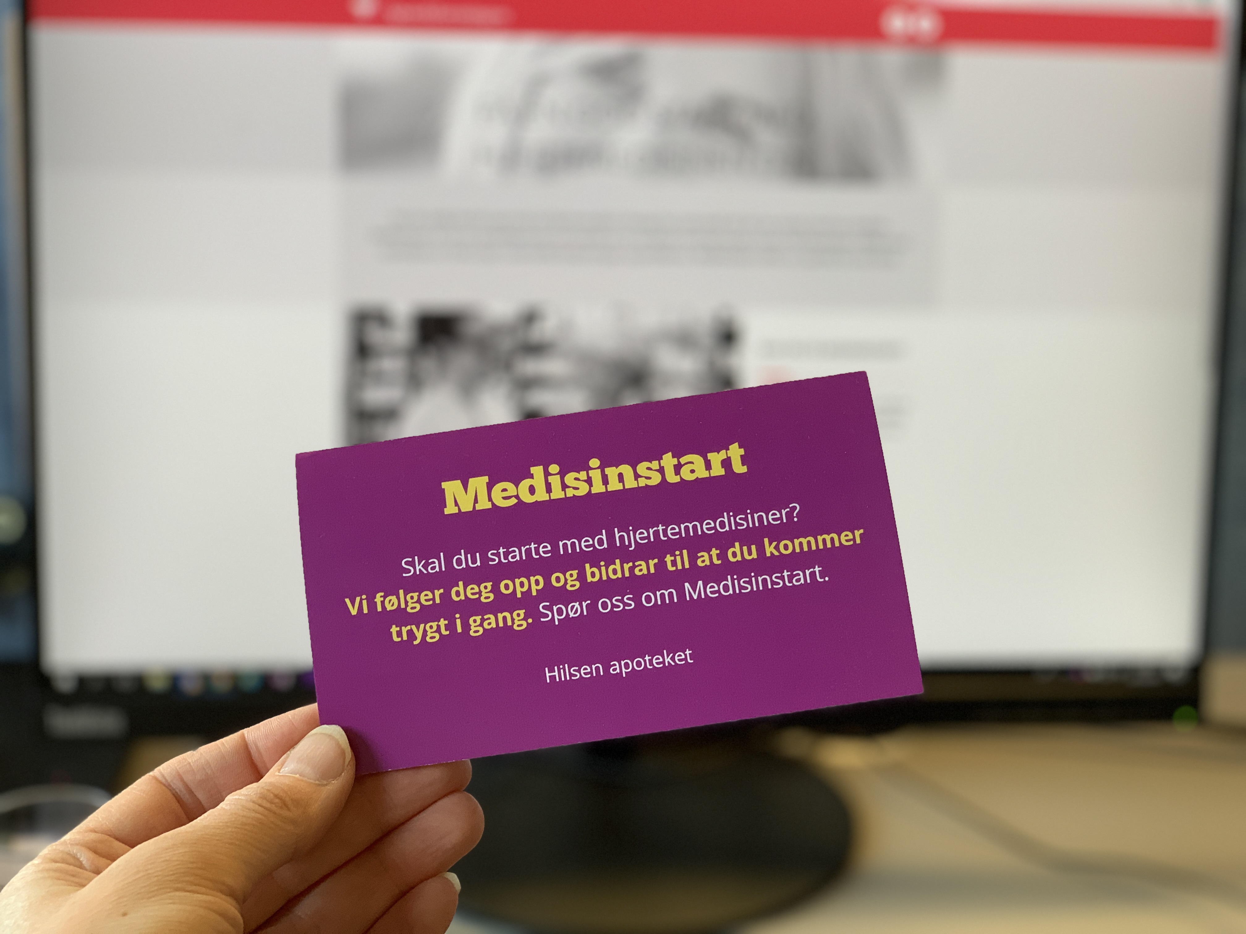 Medisinstart er en ny helsetjeneste i apotek som pasientene ikke kjenner ennå. Sammen ønsker apotekbransjen å informere om tjenesten og få flere til å spørre om Medisinstart i apoteket. 